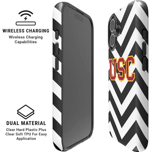 University of Southern California USC Chevron iPhone 16 Plus Magsafe Impact Case